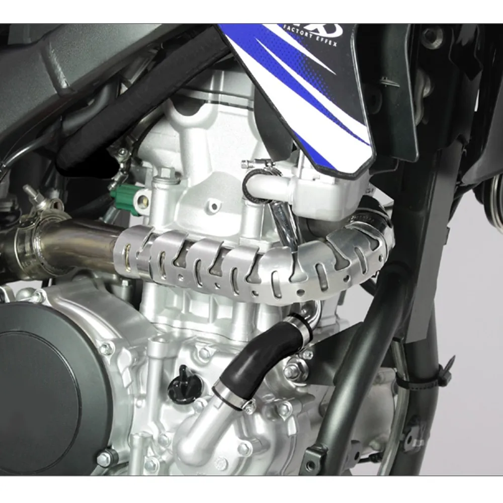 For Kawasaki KX250 KX450 KX250F MY13 KX450F 4 Stroke Motorcycle Exhaust Pipe Guard Protector Heat Shield Protection Cover