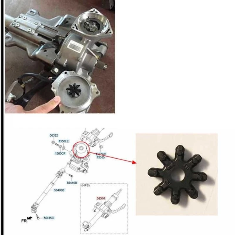 

P04D 2PCS 563152K000FFF для Kia Forte Sedan Sedan Гибкий рулевой купон