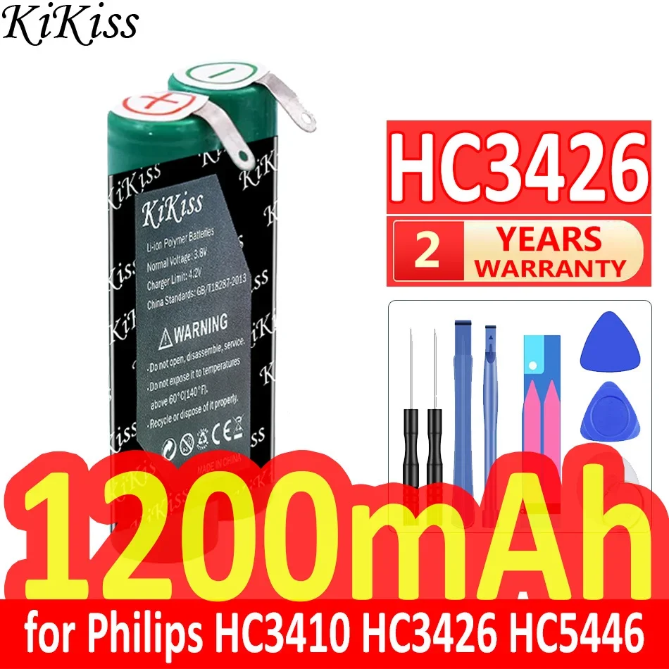 HC3426 Battery for Philips HC3410 HC3426 HC5446 HC5447 HC5450 BT9290 QC5130 Electric Shaver