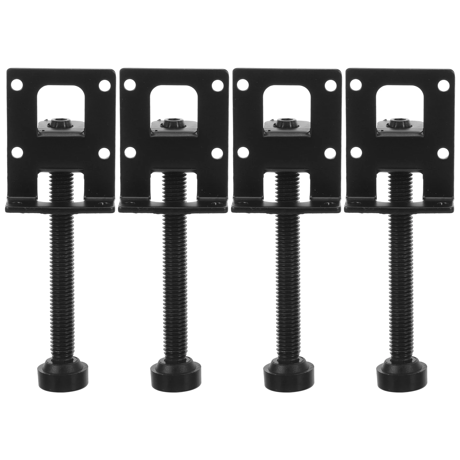 

4pcs Adjustable Leg Leveler Screws 10cm Heavy Duty Furniture Leveling Feet Anti-Slip Stabilizers Table Leg for Cabinets