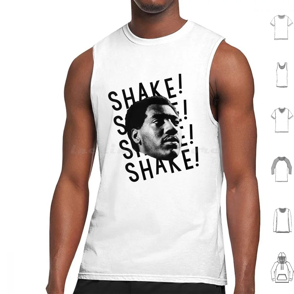 Otis Shake! Tank Tops Vest Sleeveless Soul Punk Black And White Pointillism R B Jazz 60s Legend Music History Oral Collage