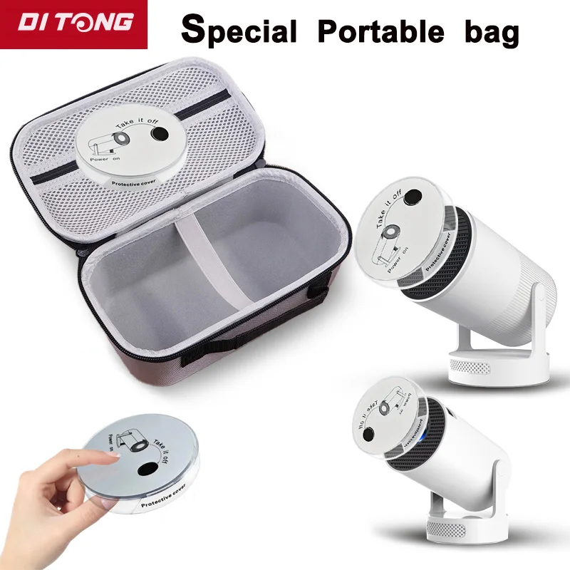 

DITONG Universal Projector Carry Bag for HY300 Pro HY300 Ultra Mini Protective Travel Storage Case Multi-Functional Handle Pouch