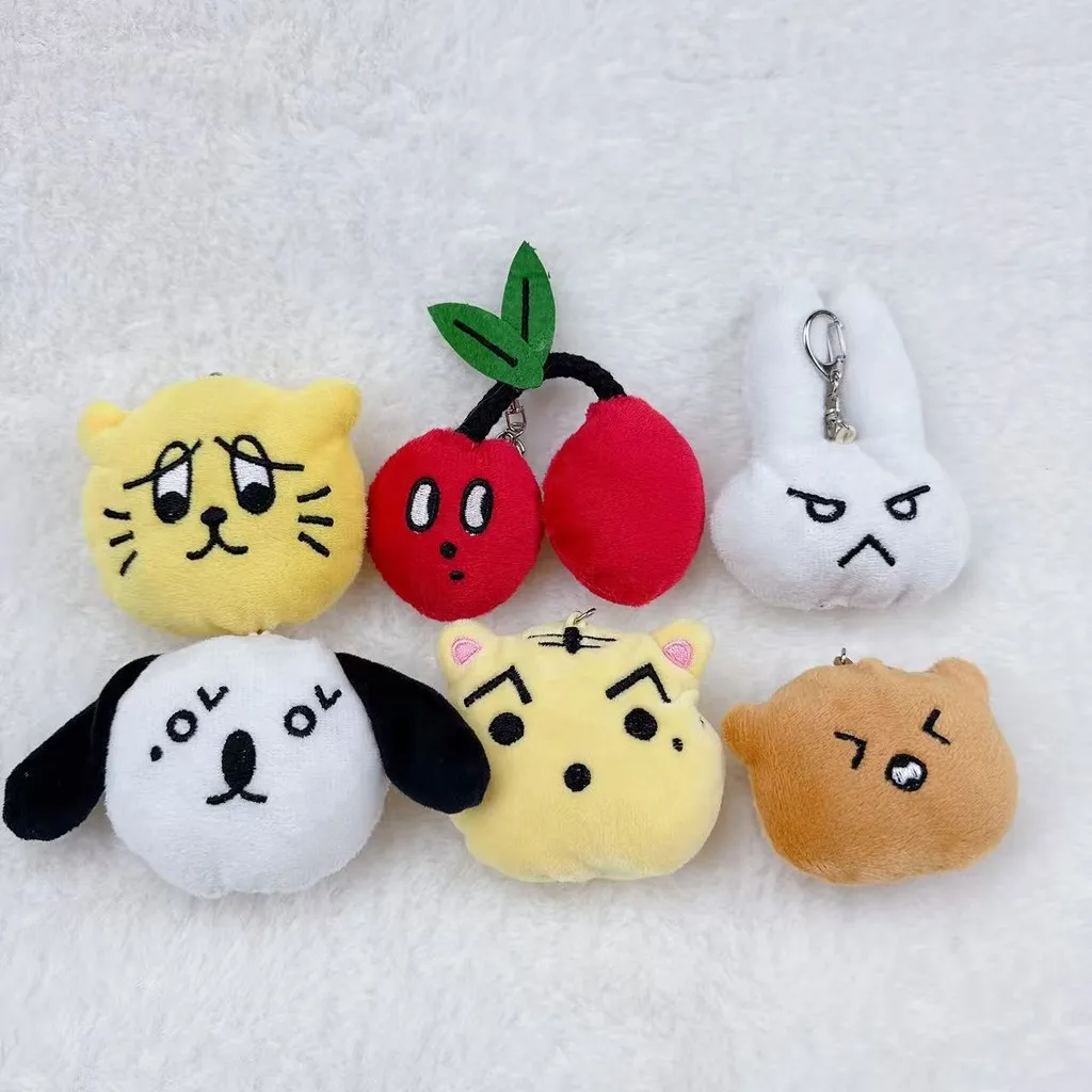 Kpop Idol JUNGWOO DOYOUNG JOHNNY Bag Charm Keychains Plush Doll  Keyring
