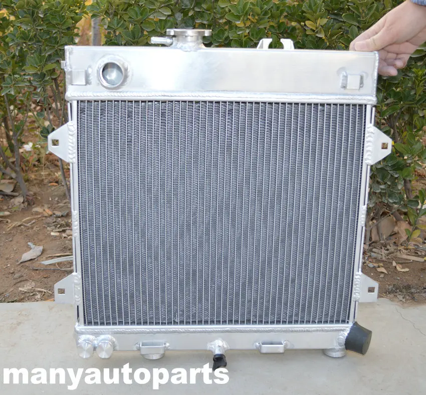 Aluminum radiator for BMW E30 M10 316i 318i 1982-1991 83 84 85 86 87 88 89 90 91 Manual