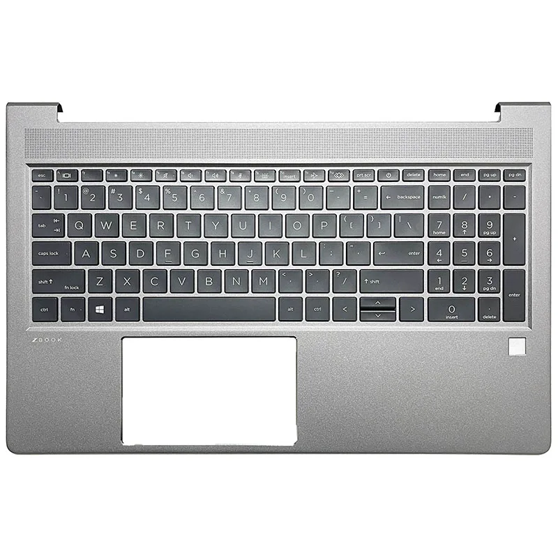 ﻿ Palmrest Keyboard Top Case Cover For HP ZBook 15 Power 15.6 Inch G7 G8 G9 G10  Gray Color