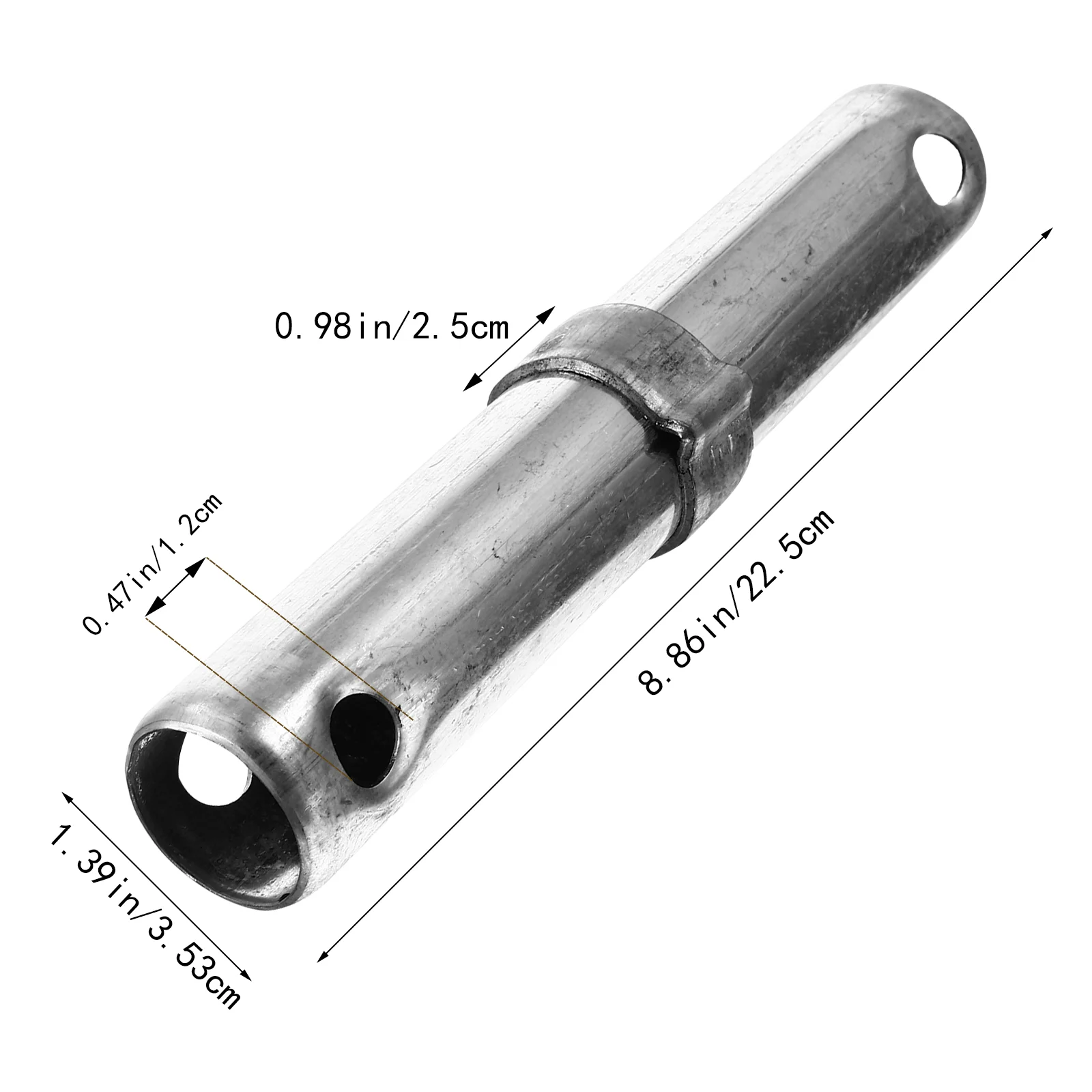 Herramientas para biela, pasador de acoplamiento duradero para andamio, accesorios de Hardware para suministros, pieza plateada, 2 uds.