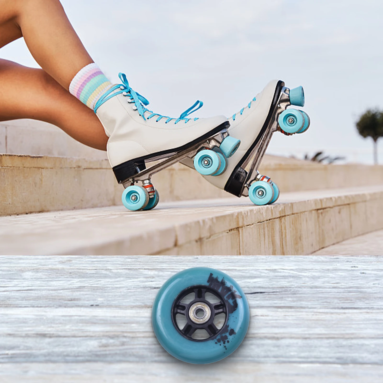 High Carbon Steel Bearings Inline Skate Wheel With Bearings Package Content Bearing Inner Diameter Product Name