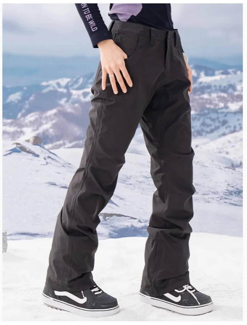 John Snow Warm Fashion Men And Women's Snowboarding Pants 2025 Outdoor Sports Slim Waterproof Breathable Snow Trousers Ski Pants