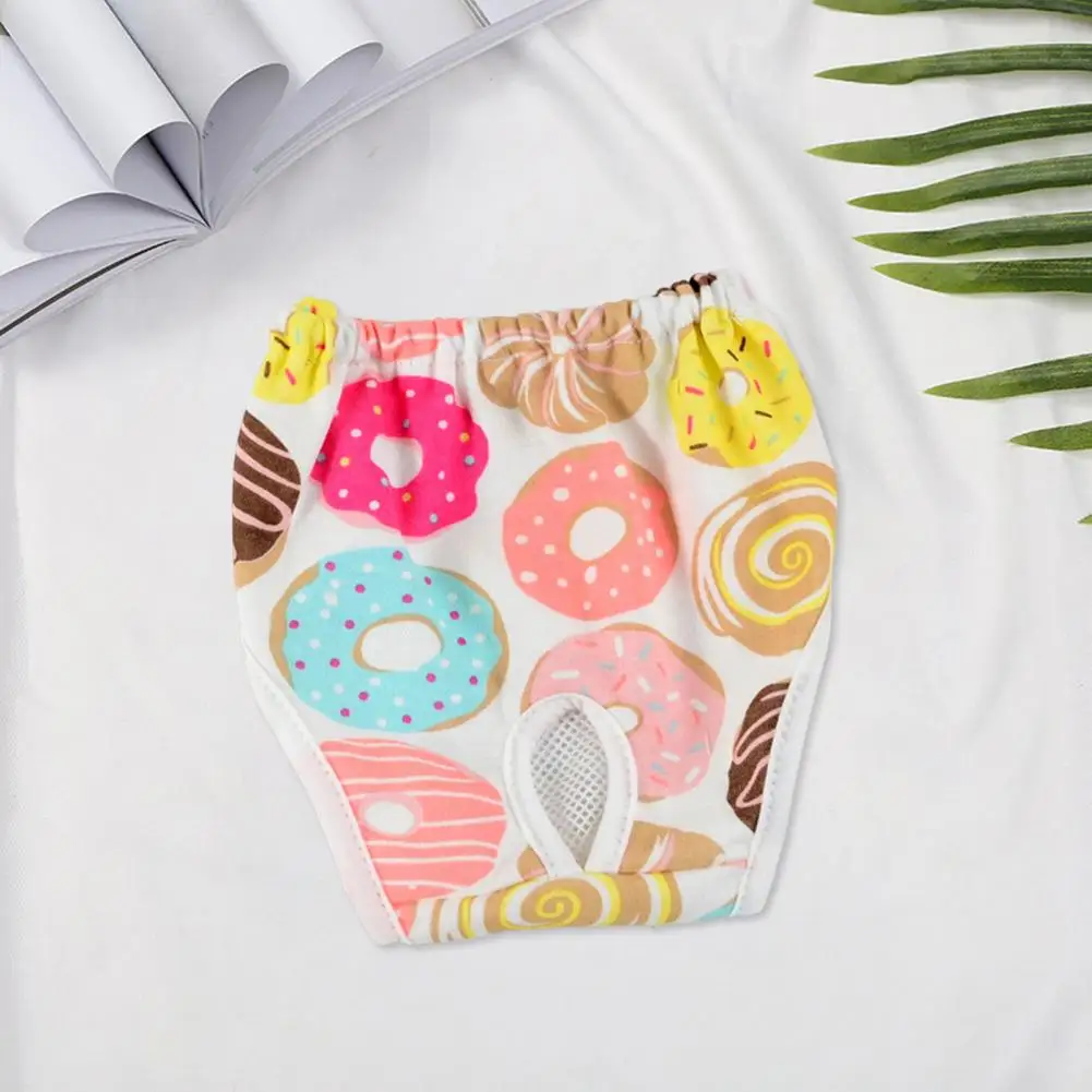 Cartoon Pattern Dog Diapers Pet Menstrual Pants Breathable Cartoon Print Dog Menstrual Pants for Female Dogs Pet for Dogs