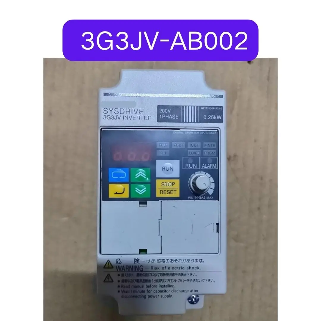 

Used 3G3JV-AB002 inverter 0.25KW Test OK Fast Shipping