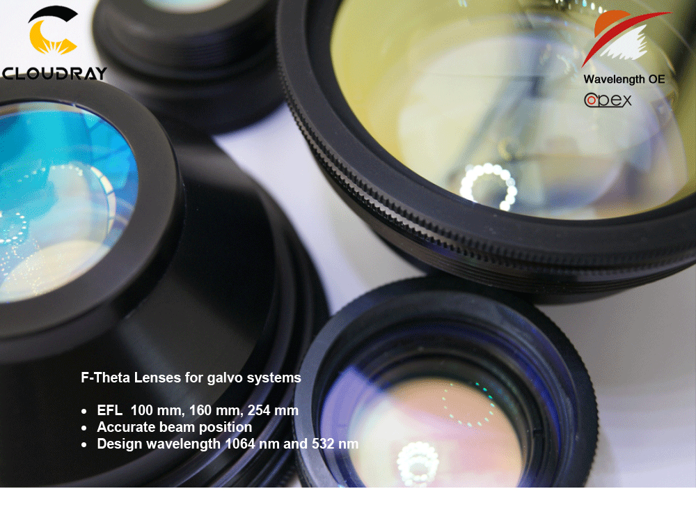 F-theta Objektiv Feld Objektiv 1064nm 70x70-300x300mm F100-420nm für 1064nm YAG Optische Faser Laser Kennzeichnung Maschine Teile – Detail 1