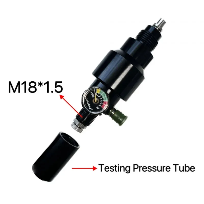 À Prova de Explosão Air Chamber, Constant Pressure Valve, Black Cricket Valve, Pressure Output, 30MPa, Novo, negrito