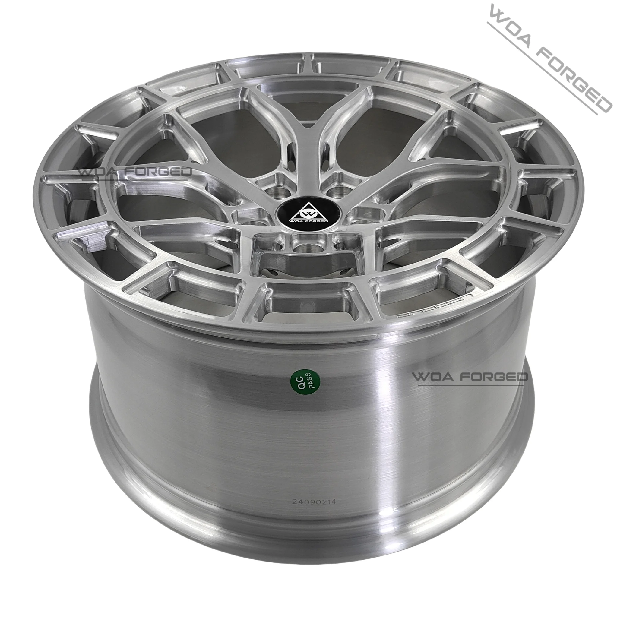 

High Quality Customized One Piece Forged Alloy Wheel 18 19 20 21 Inch 5 Holes Brushed Finish Available for Racing Car Mercedes