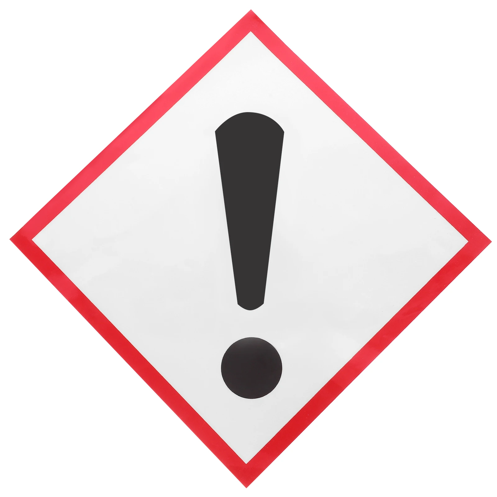 Safety Sign Stickers Reflective Warning Decals Notice Labels Bumper Car Outdoor Use Long Lasting Adhesive