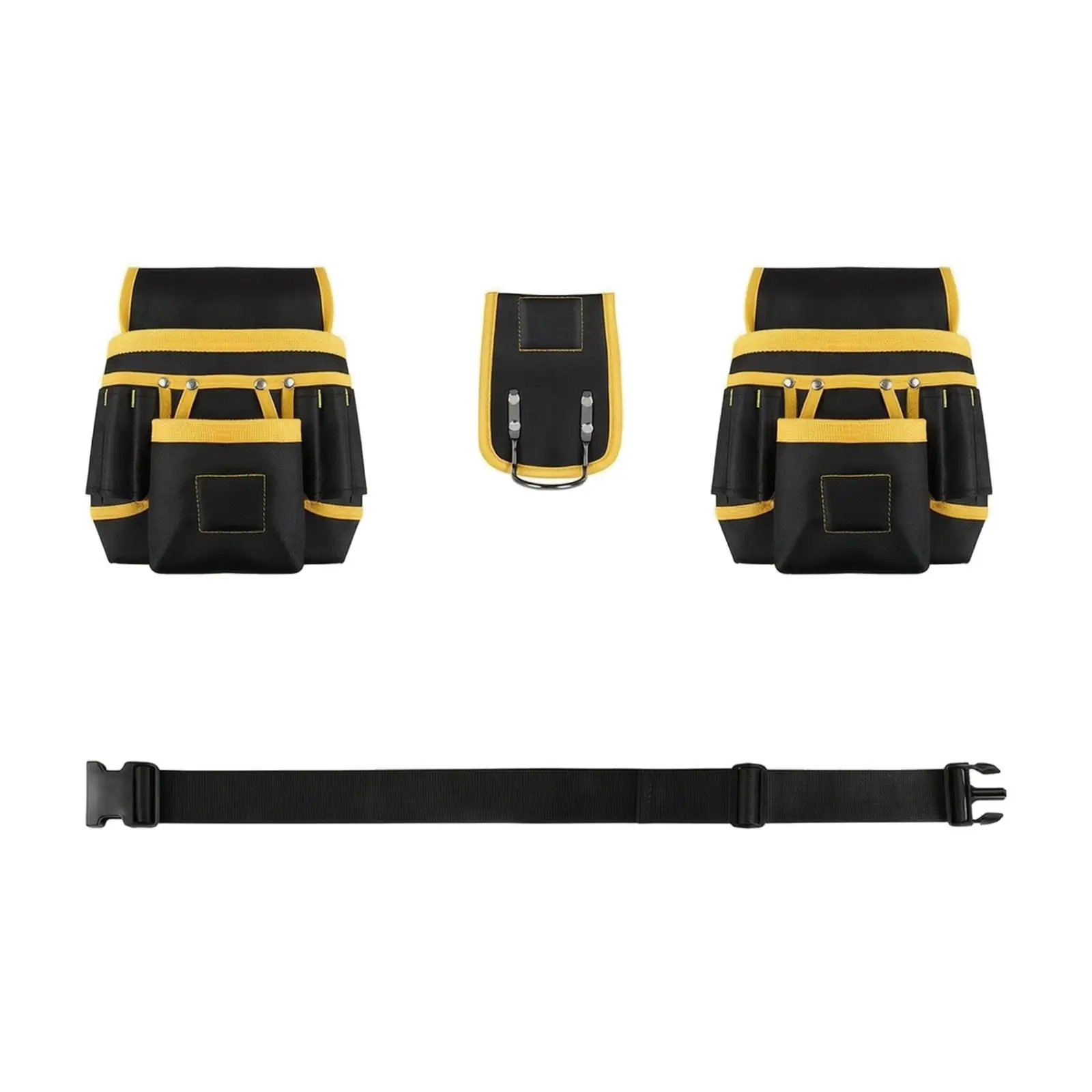Multifunctional Tool Belt Reinforced Tool Belt with Detachable Pouches Long-Lasting Heavy Duty for DIY Enthusiasts, Workshop