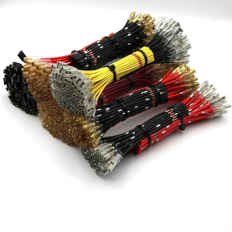 

Two-color Automotive Pure Copper Special Snail Horn Wire, Plug Connector, Plug Connector, Terminal Cable, Connecting Wire