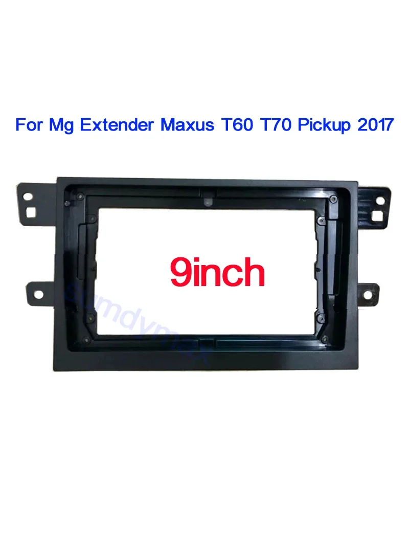 9 Inch Car Audio Frame Fascia For Mg Extender Maxus T60 T70 Pickup 2017+ Installation DVD GPS Mp5 ABS PC Plastic Fascia Plane