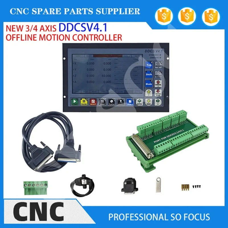 New Arrival DDCSV3.1/DDCSV4.1 Standalone Motion Controller Offline Controller Support 3/4 axis USB CNC controller interface