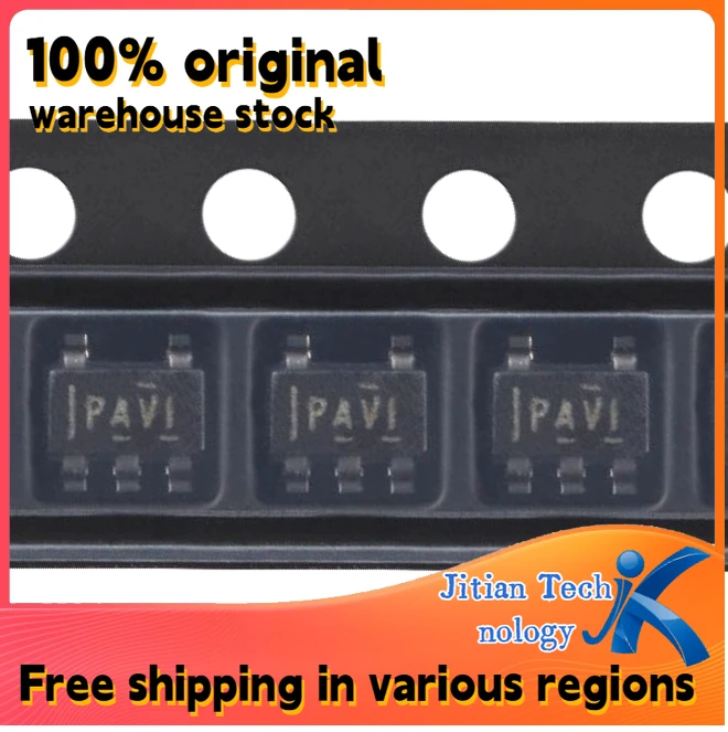 100% original inventory 10PCS TPS3824-33DBVR logo PAVI SOT23-5 Voltage monitoring chip Channel direct sales