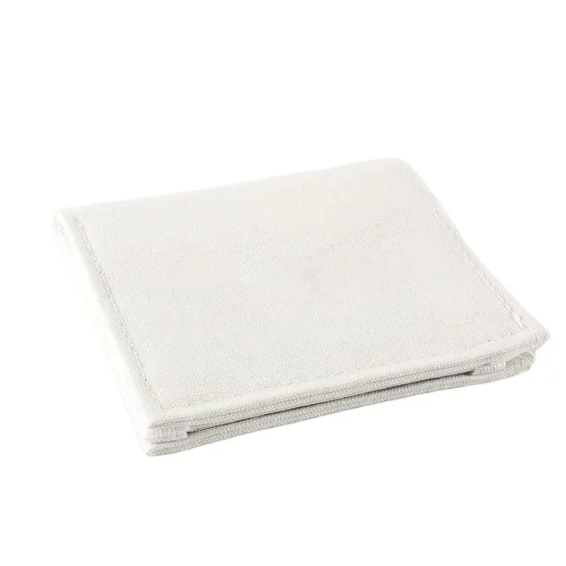 Mini portafoglio bianco vuoto a sublimazione termica portamonete piccolo pochette portamonete per donna e ragazza