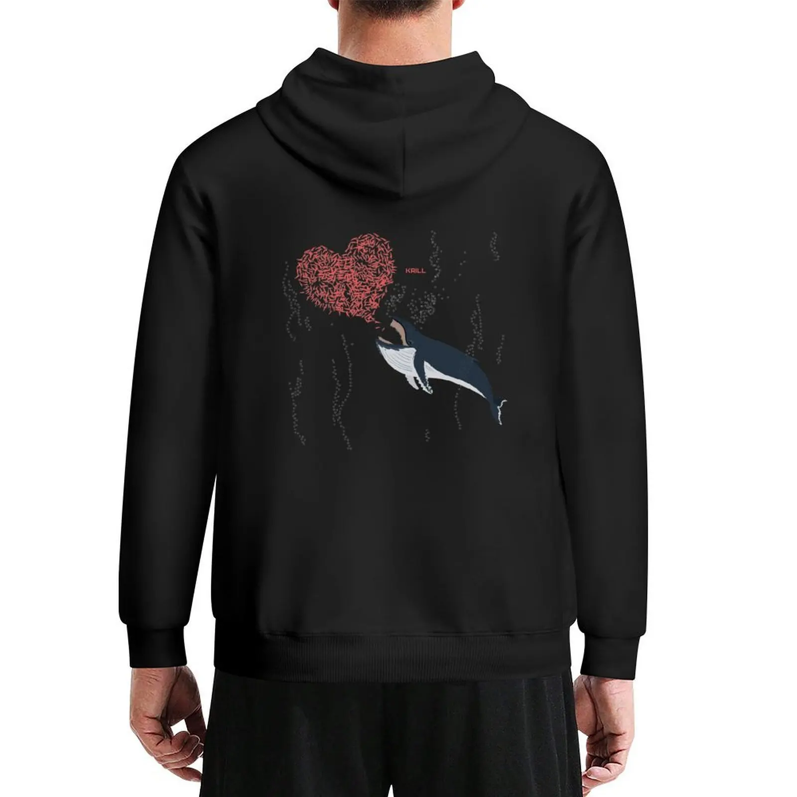 

Love Krill - Humpback Whale Hoodie men's clothing aesthetic clothing men clothes autumn clothes hoodie men