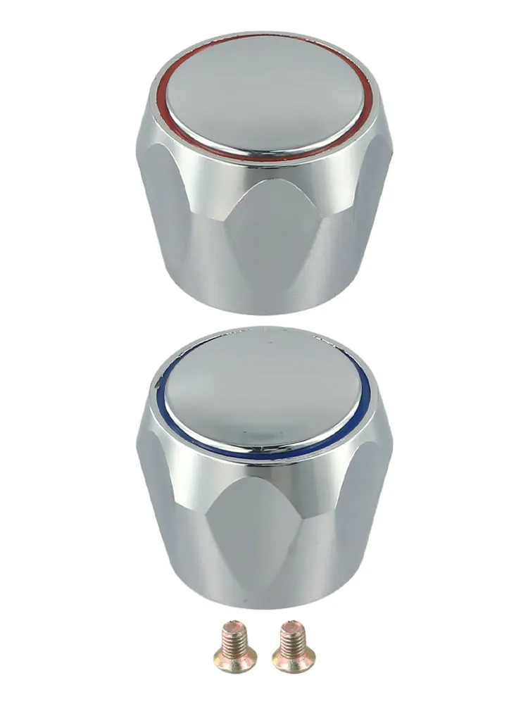 2 PC  Faucet Handle Faucet Knob Handle Hot Cold Water  Faucet Handle Cover Replacement For  Faucet Handles Bathroom Kitchen