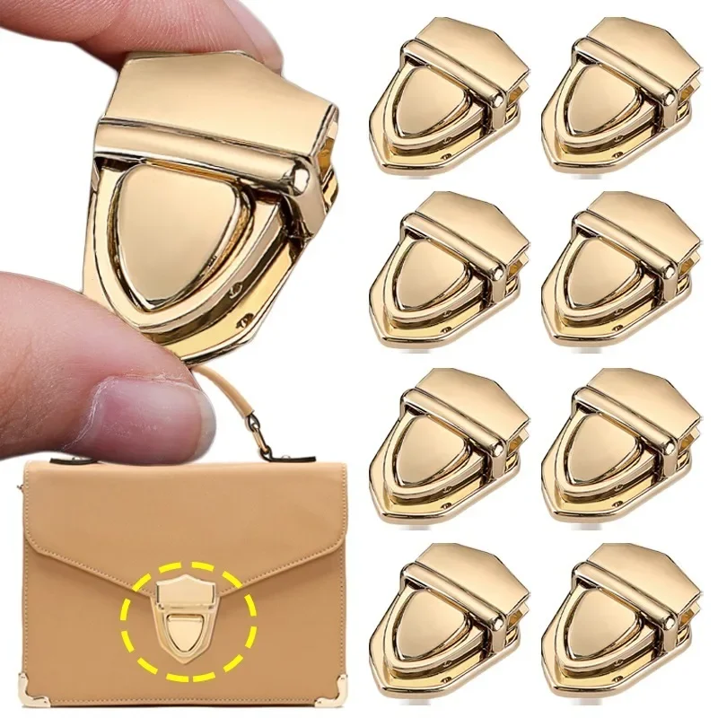 

New Metal Locks Bag Clasp DIY Catch Buckles for Handbags Purse Totes Closures Snap Clasps Craft Hardware Case Bag Accessories