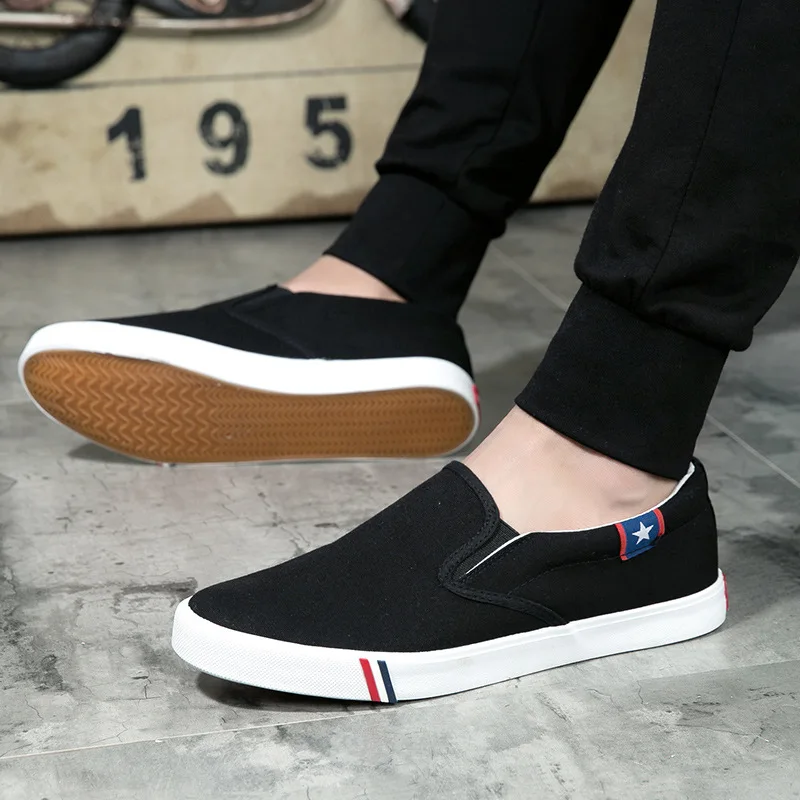 2024 Men Vulcanize Shoes Men Shoes Sneaker Men Canvas Loafer Man Designer Shoes White Shoe Sport Shoe Solid Driving Shoe Tenis