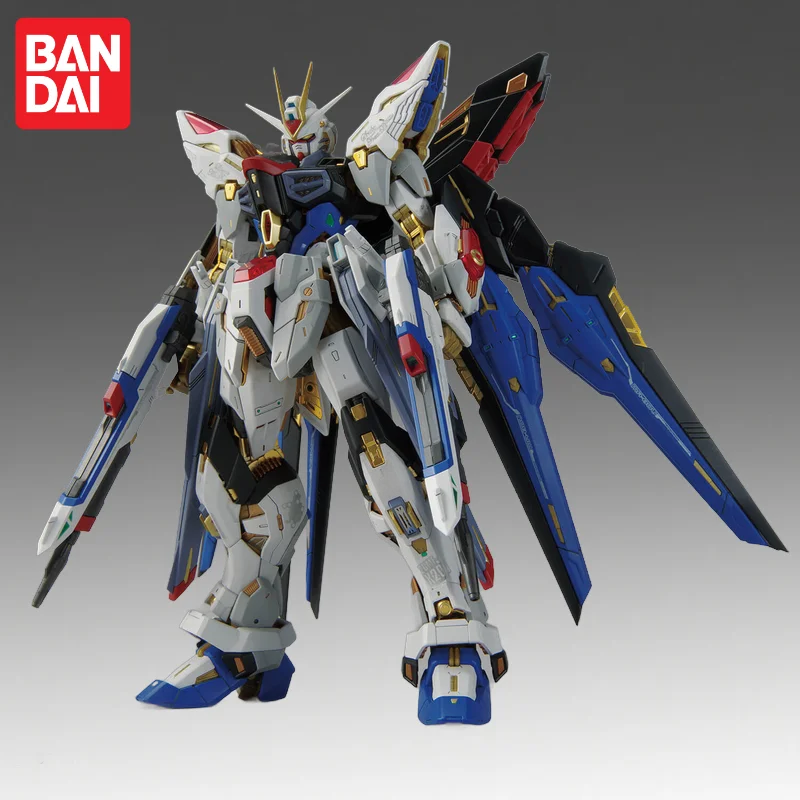 

In Stock Bandai Original Mgex 1/100 Mgex-gundam Strike Freedom Action Figure Model Doll Brand New Boxed Anime Characters Toys