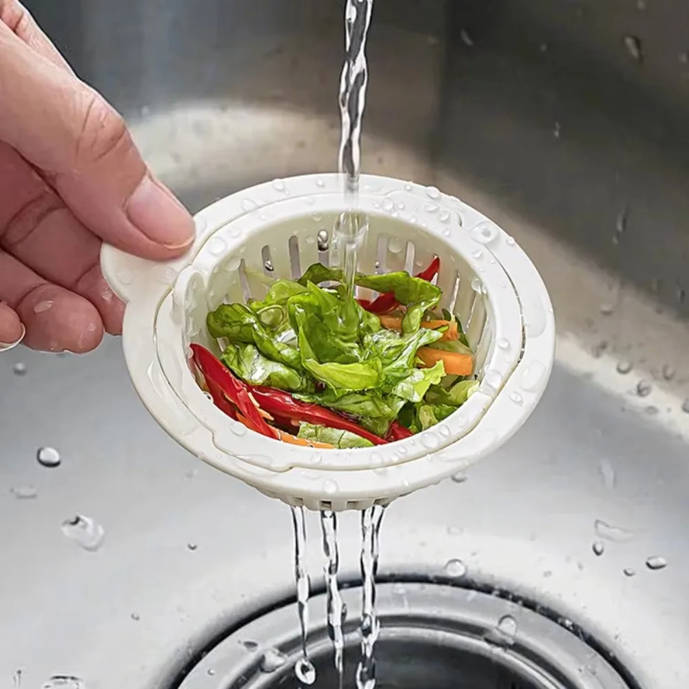

10pcs Round Shape Kitchen Sink Filter Quick Drainage Hair Filtration Filter Grid Cover Large-caliber Sink Drain Strainer