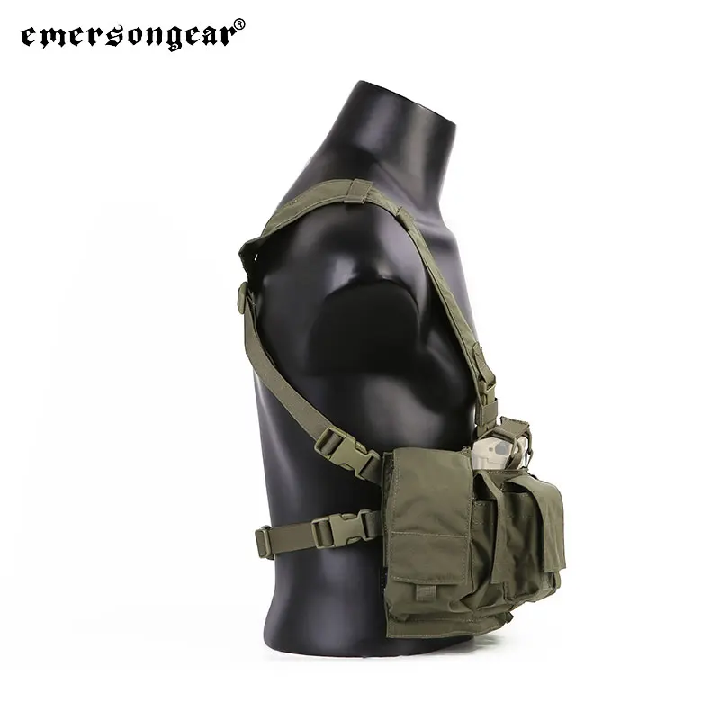 Imagem -03 - Emersongear para mf Estilo uw iv Equipamento de Peito Leve Molle Combate Tático Colete Placa Transportadora Proteção ao ar Livre Airsoft Caça