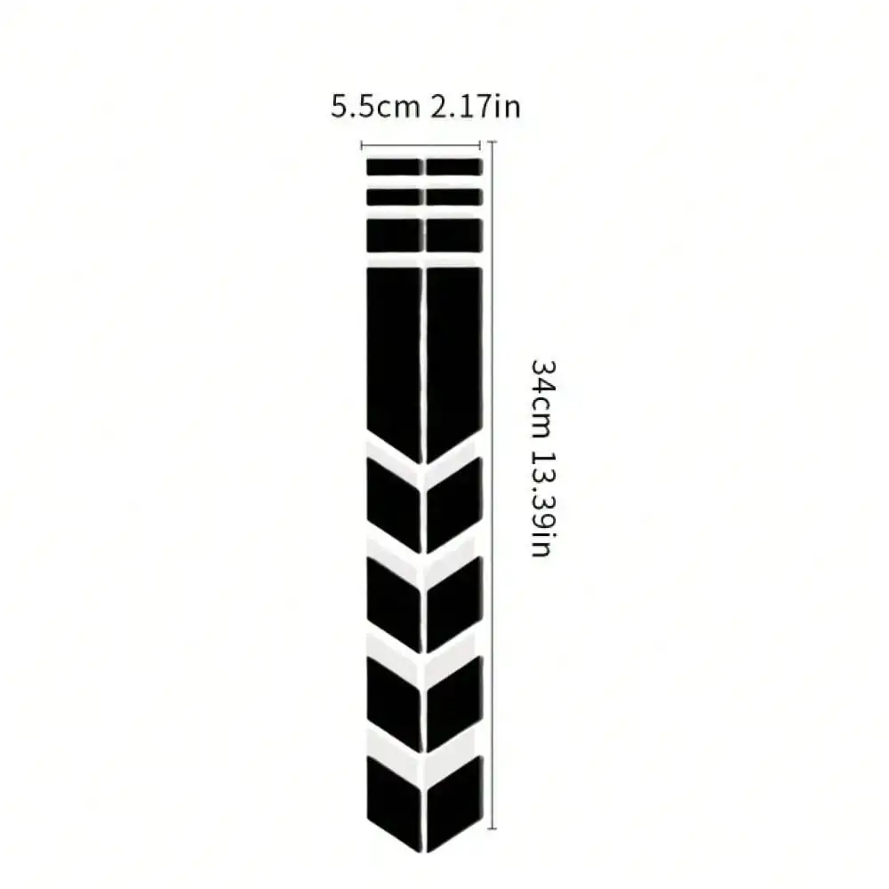1 Piece Arrow-Shaped Universal Motorcycle Sticker, Waterproof and Reflective Motorcycle Fender, Scooter Decoration