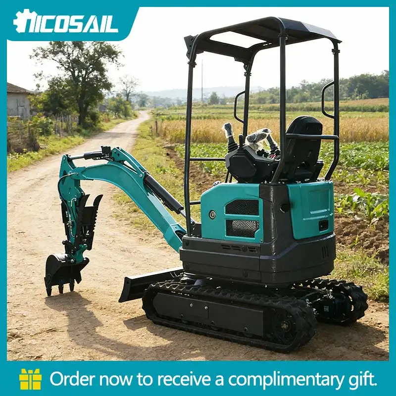 Small Construction Team 1.8ton Mini Excavator - Multi-Attachment Compatible & Easy Maintenance