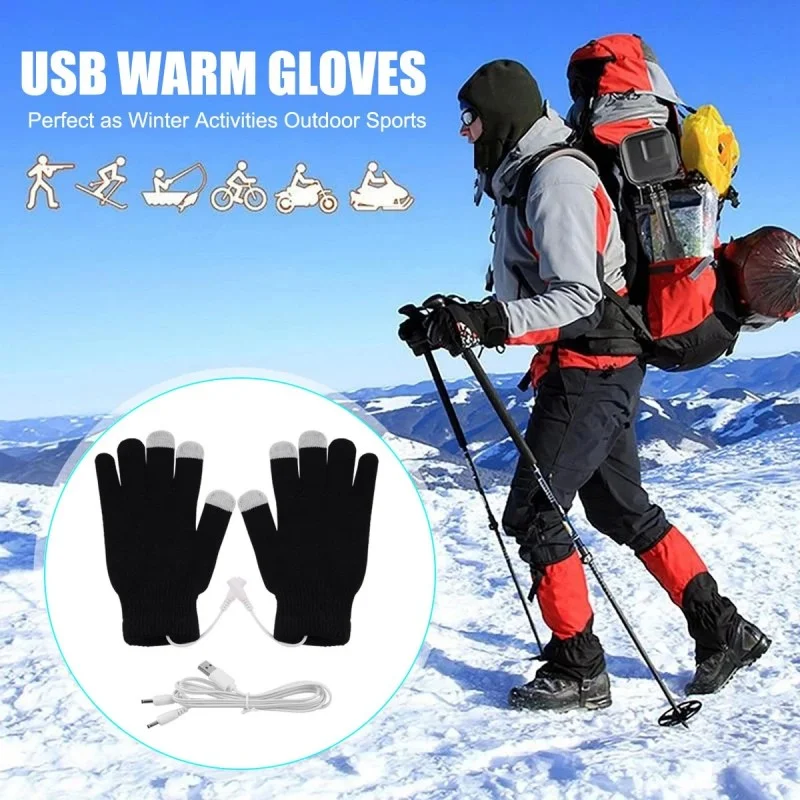 

Electric Heated Gloves USB Touchscreen-Compatible Heated Gloves USB Heated Gloves Electric Heated Gloves Winter Warmth Essential