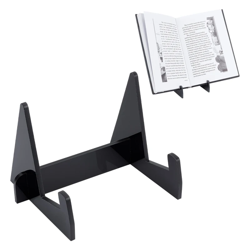 1 Satz Acryl Buch Display Stand Display Staffelei Acryl Buch Staffelei für Buch Magazin Comic Staffelei Telefon Tablet Halter Bücher ständer