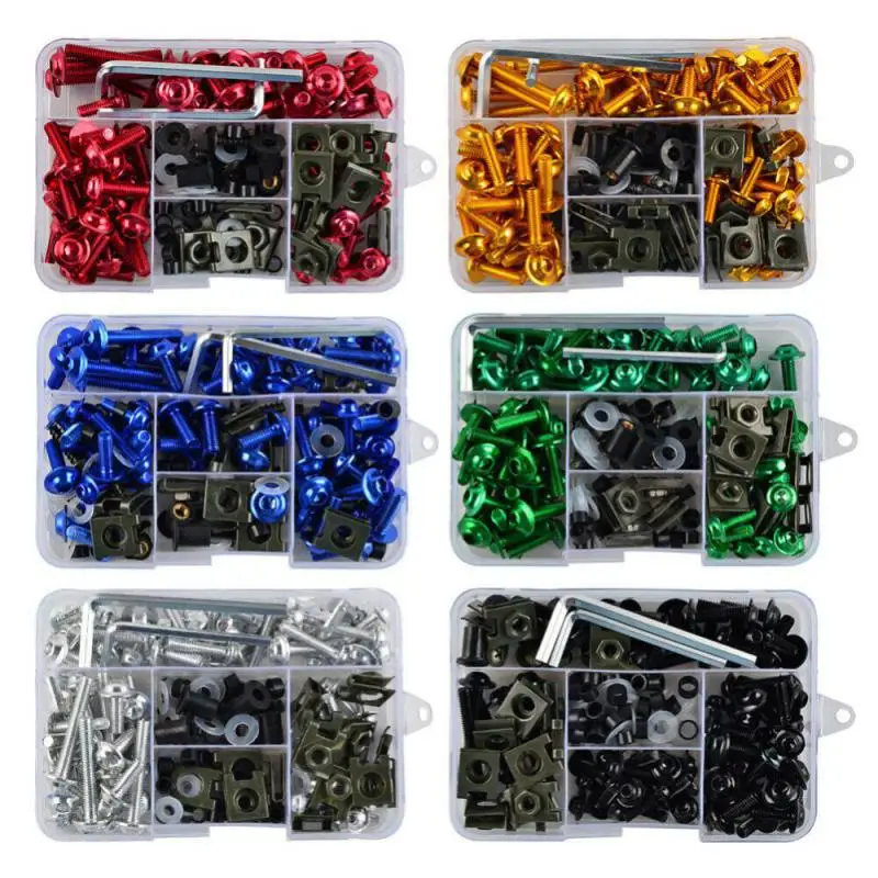 M6 Fairing Bolts สกรูสําหรับ Suzuki GSXR SV650 SV1000 V-strom 650 1000 Bandit 400 600 1200 GSF400 GSF1200 GS500