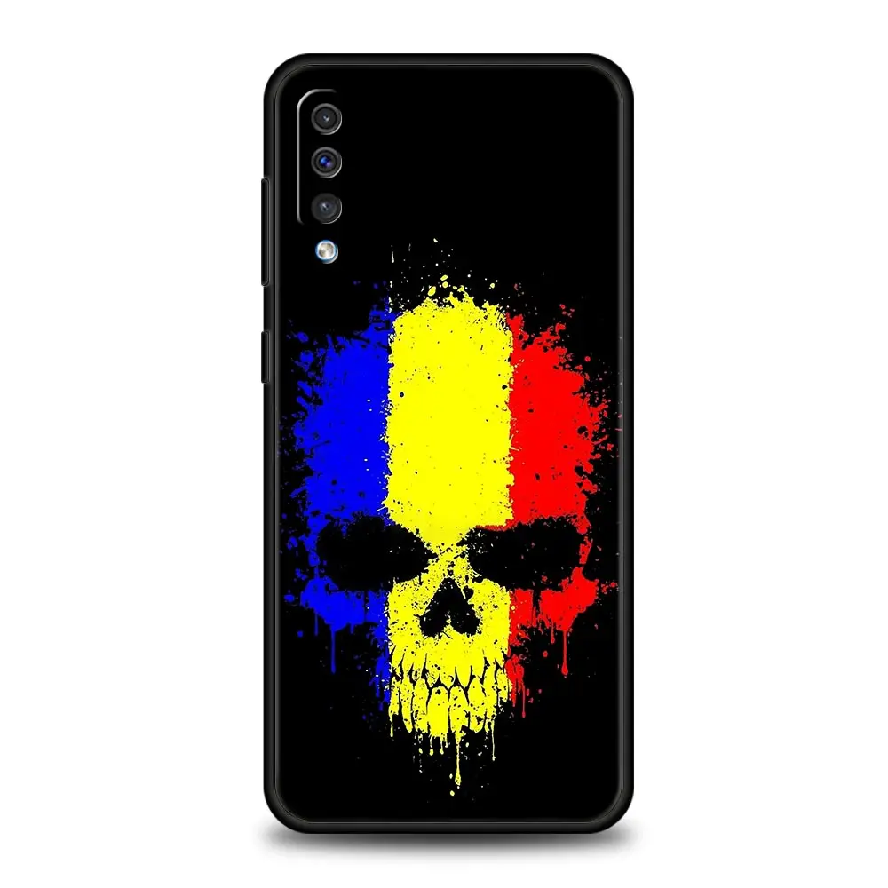 Romania Flag Phone Case For Samsung A56 A36 A26 A54 A52 A24 A14 A50 A72 A70 A40 A20E A06 A12 A22 A34 A42 A32 A04s A16 5G Cover