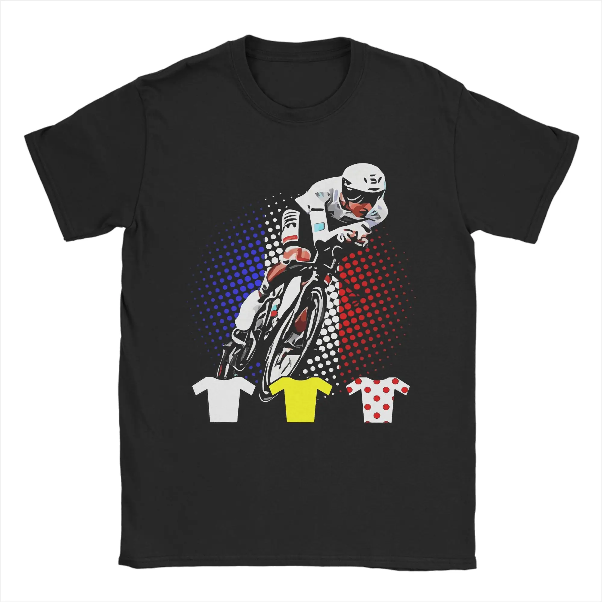 TADEJ POGACAR Cycling Tour De France 2020 Winner Humorous Pure Cotton Tees Short Sleeve  T Shirt O Neck Clothing 4XL 5XL