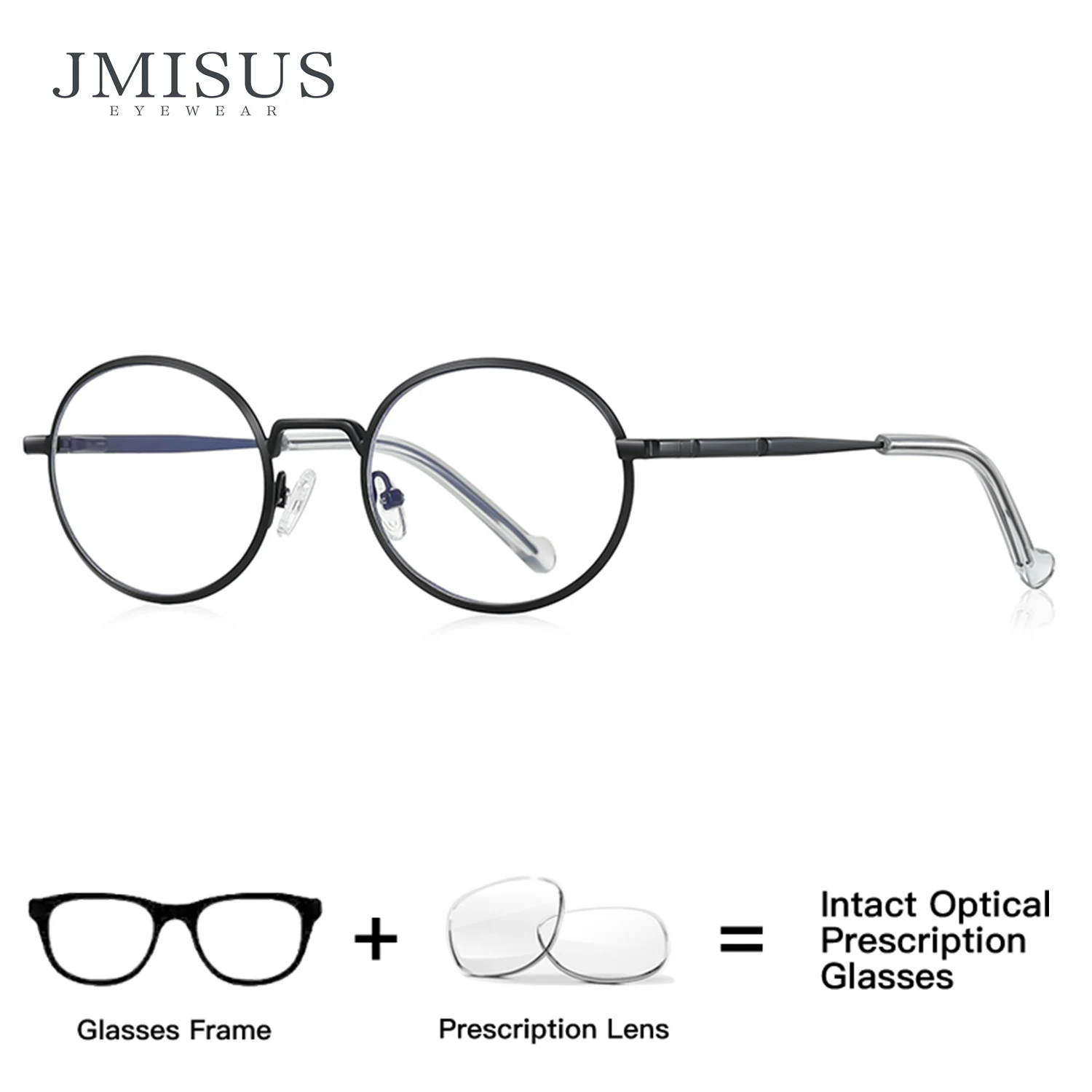 

JMISUS ретро маленькие овальные очки по рецепту для женщин высококачественные металлические фотохромные компьютерные оптические очки на заказ