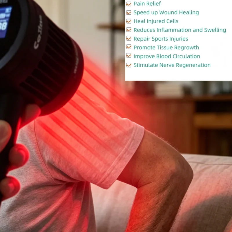 

Professional 5W IR Laser Pain Relief Machine LLLT 650nm Medical Diode Laser for Joint Muscle Inflammation Home Care