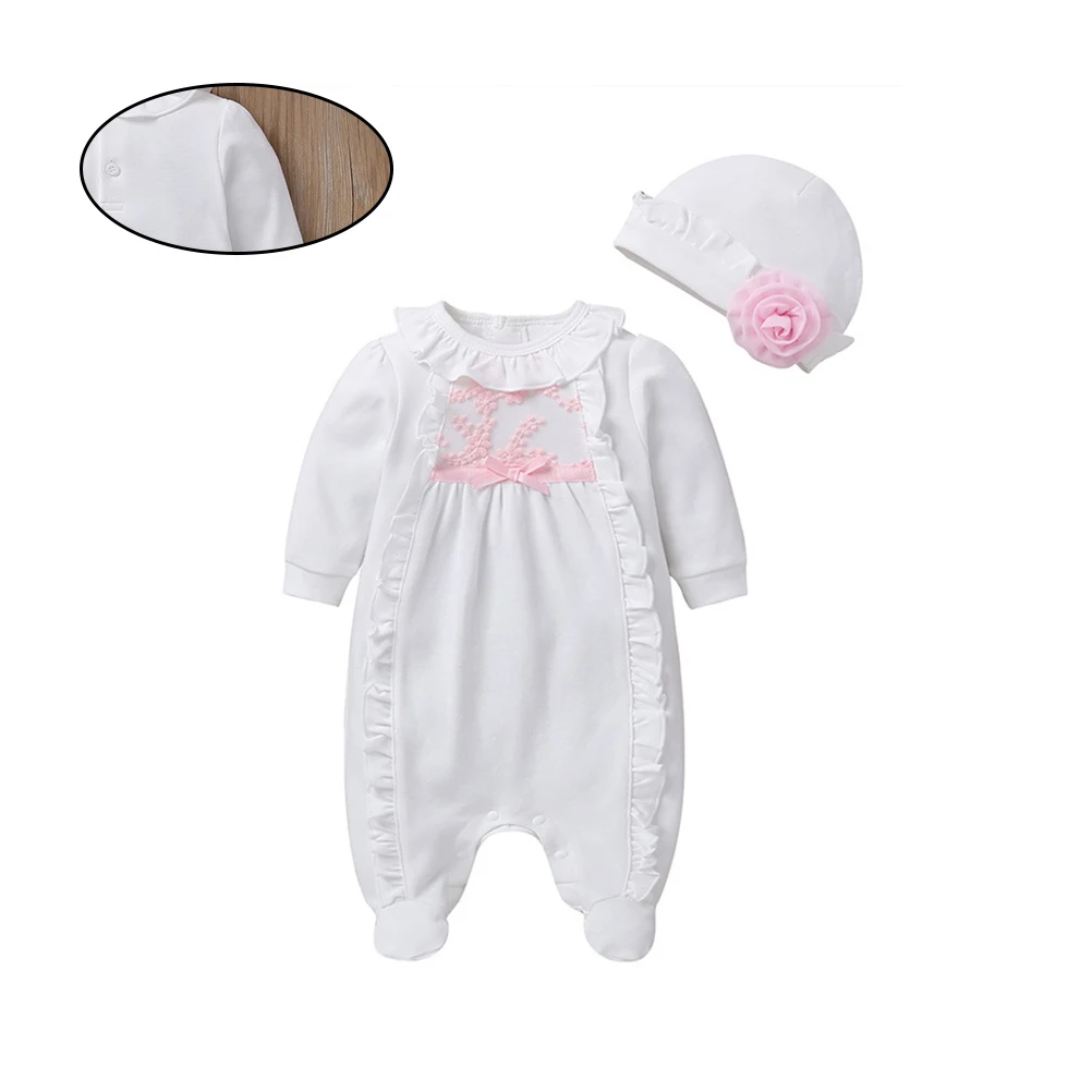 

Long Sleeve Jumpsuit Cotton Climbing Suit Newborn Infant Wear Adorable Comfortable Skin Friendly Holiday Beach Party