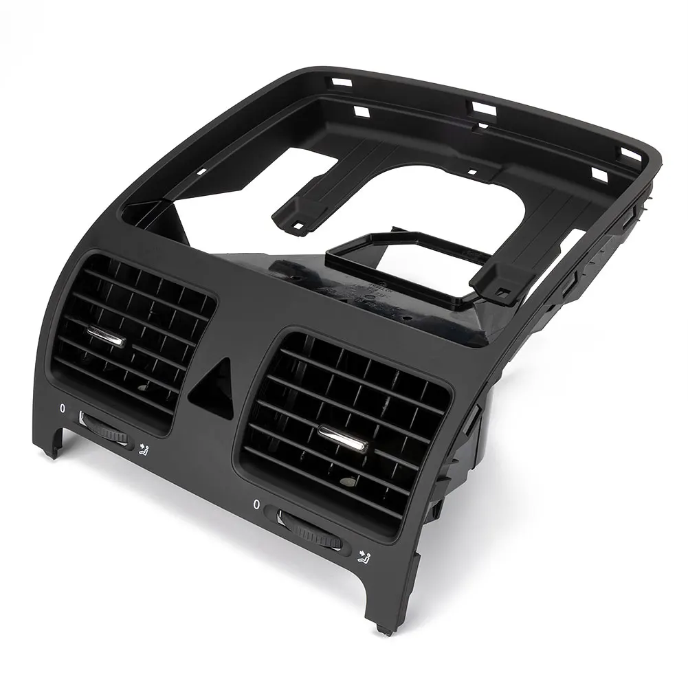Fotografia 3: Saída de Ar Central do Painel Frontal Preto 1KD819728 para Jetta Golf Rabbit MK5 1K0819728F