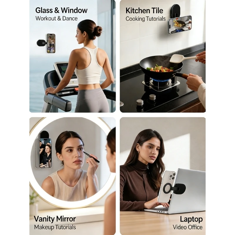 

K0EA Multifunctional Phone Holder Support Rack For Office And Vehicle Easy Installation And Adjustable Viewing