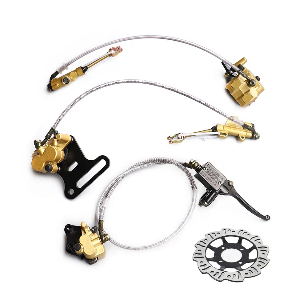 Motorrad vorne/hinten hydraulische Scheibenbremse Kit für die meisten 50 cc-125 cc Motocross Pit Dirt Bike BBR TTR CRF50 XR Apollo Motorrad