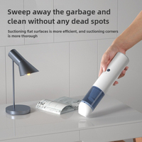 New Small Portable Mini Handheld Wireless Charging Cordless Car Vacuum Cleaner for Desktop Household
