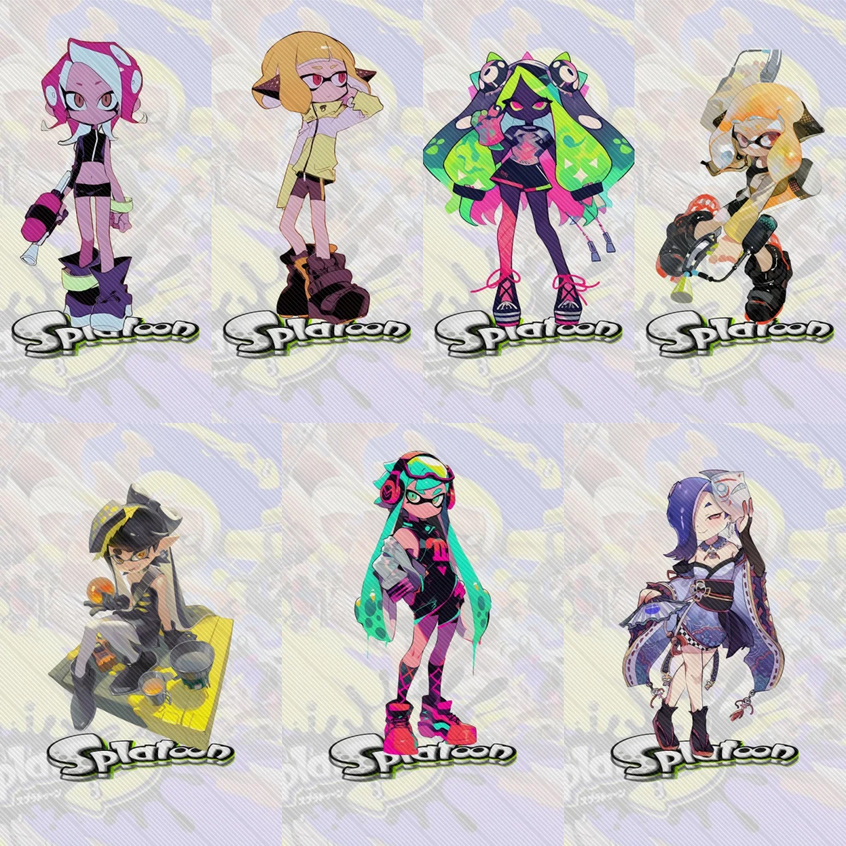 Juego Splatoon de 15CM, soporte acrílico, modelo de personajes característicos, accesorios de adorno, colección de productos, regalos de navidad