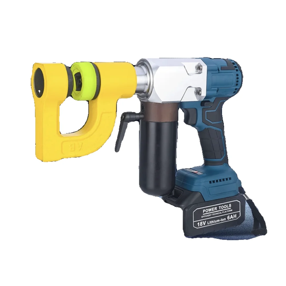 Machine d'ouverture de pont hydraulique électrique MZS-25, avec batterie au Lithium, outil de poinçonnage en acier à canal C pour la Construction