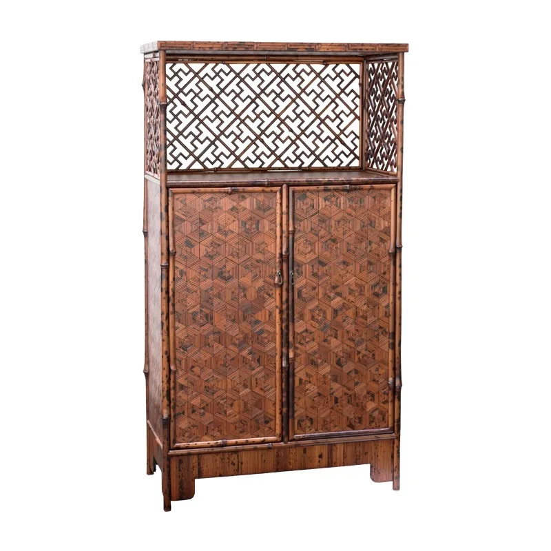 Bamboo  cabinet handmade storage floor-to-ceiling cabinet cabinet