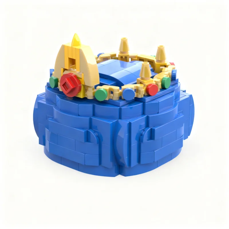 

396PCS MOC Game Series King Slime Model Premium Display Assembly Building Blocks DIY Creative Gift Collectible Decoration Set