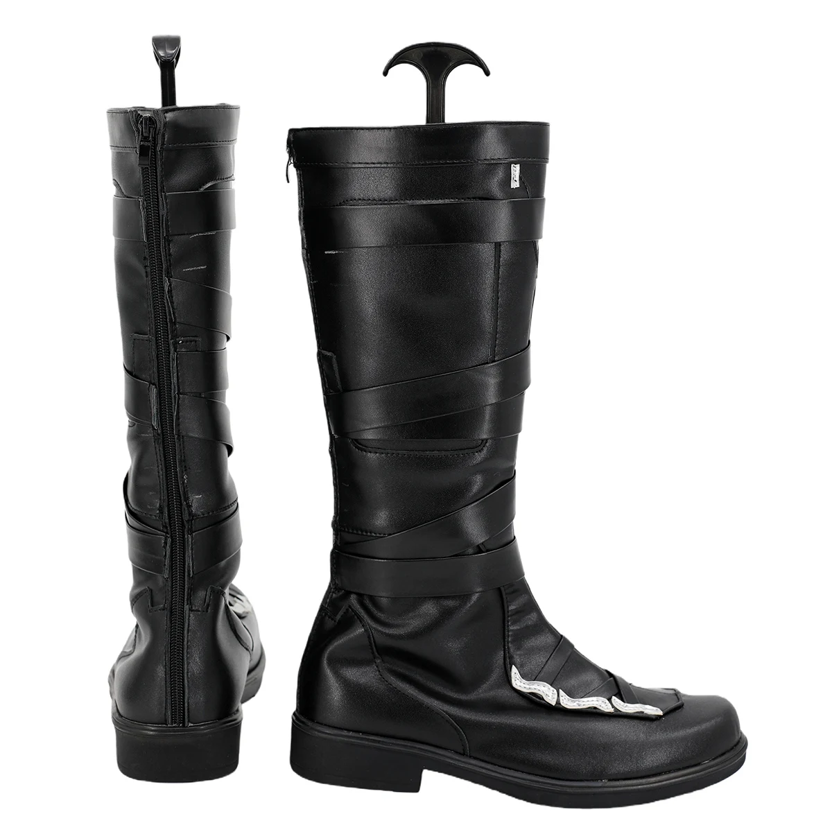 Valo-rant Omen Cosplay Boots Custom Made Agent Black Shoes Any Size